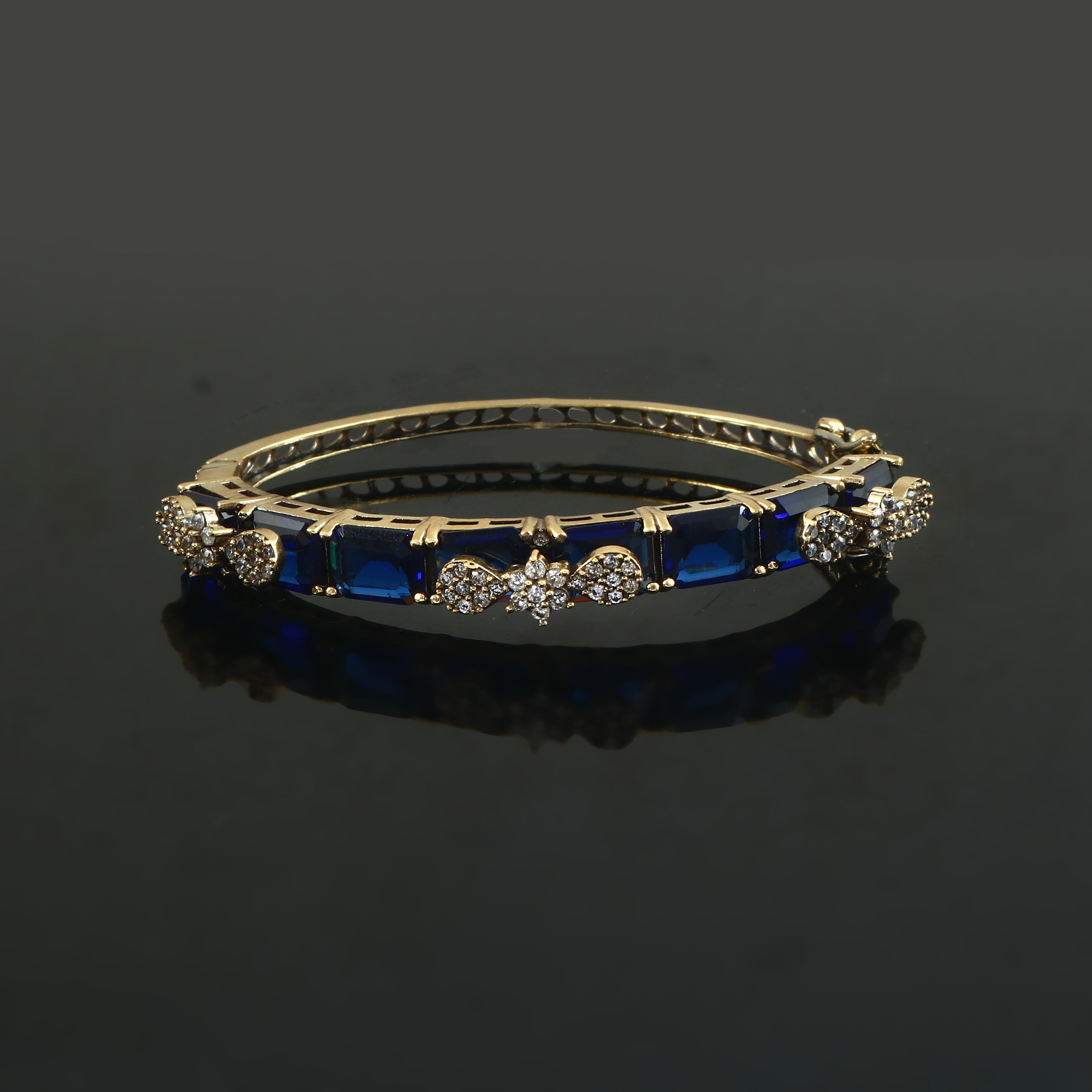 Victorian Finish Lightweight Bracelet - Adisha Jewels