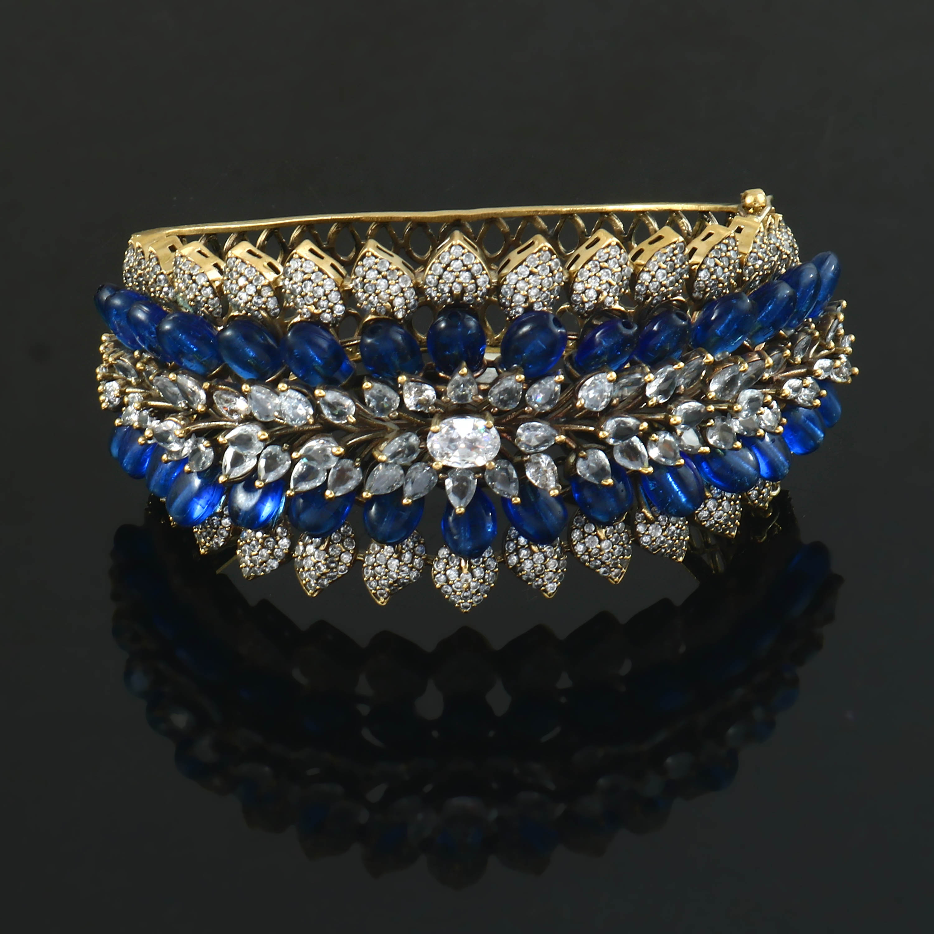 Victorian Finish Openable Bracelet - Adisha Jewels