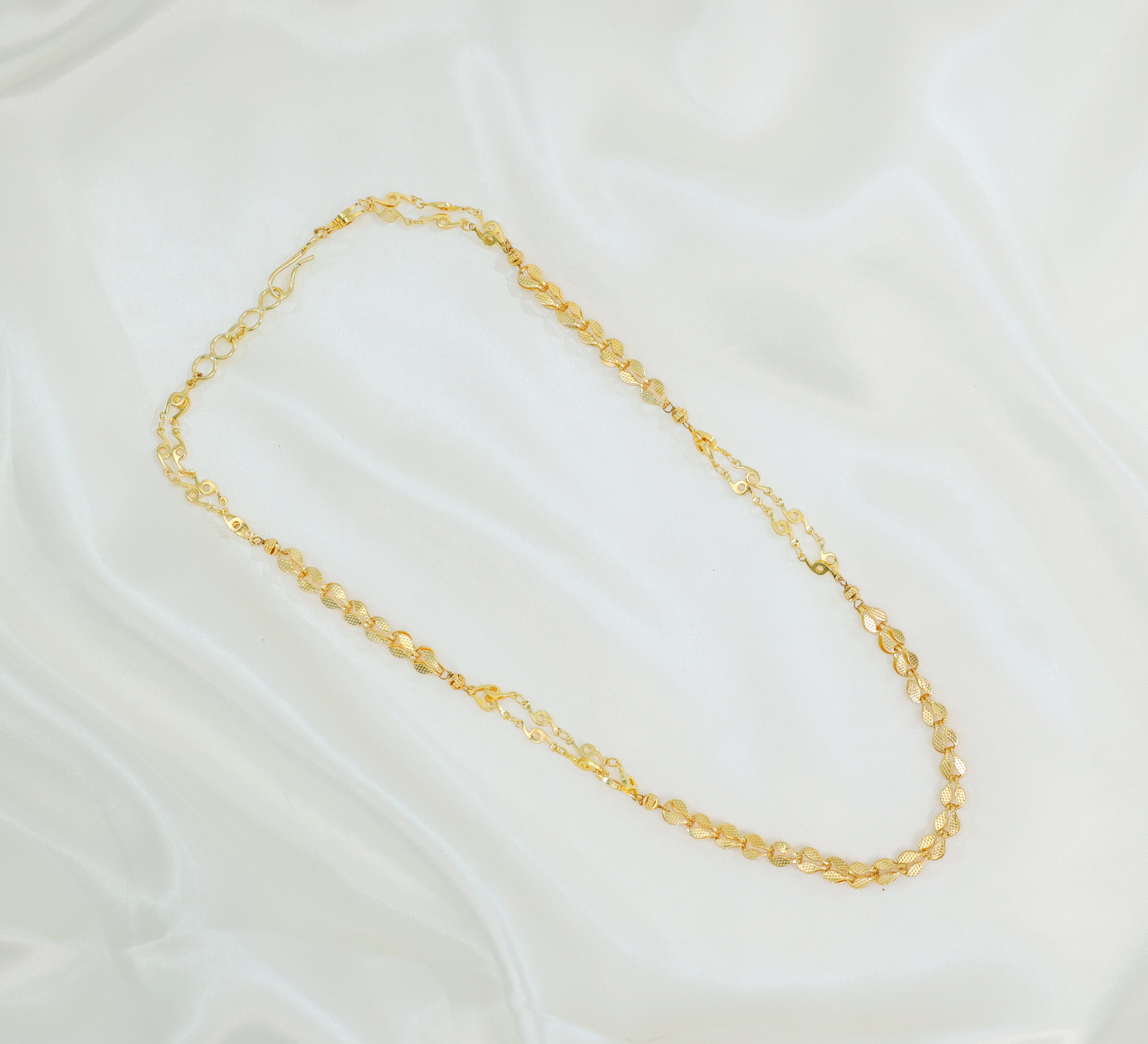 Gold-Plated Mangalsutra-Style Necklace - Adisha Jewels