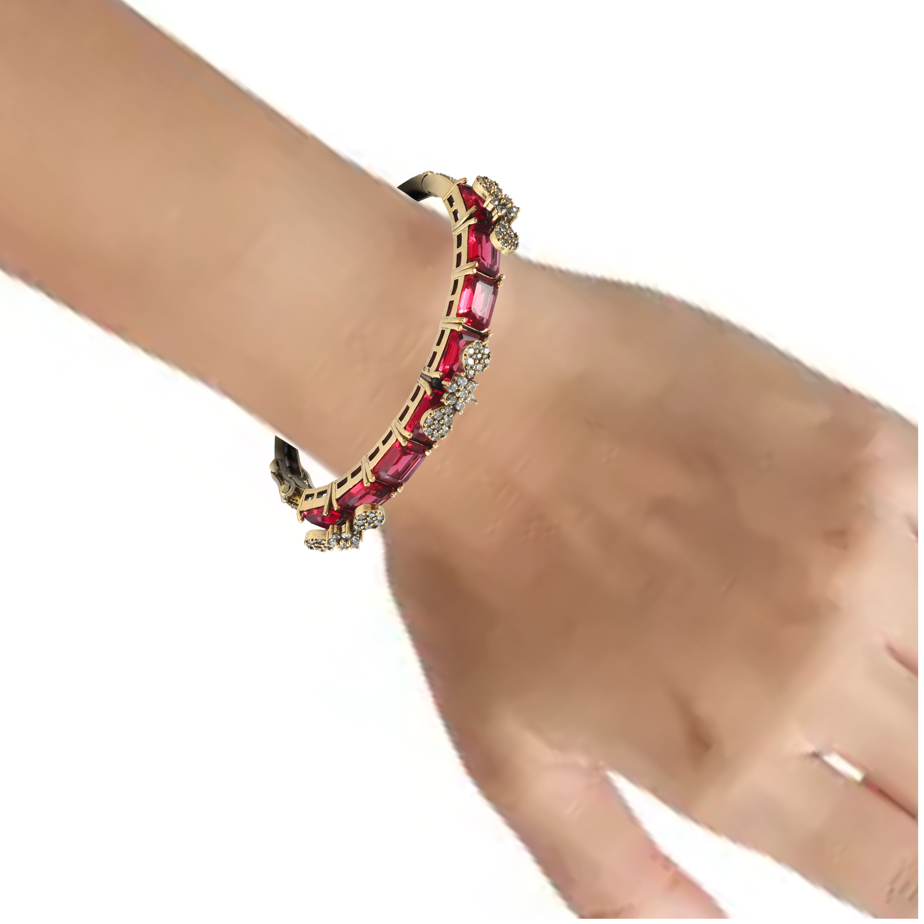 Victorian Finish Lightweight Bracelet - Adisha Jewels