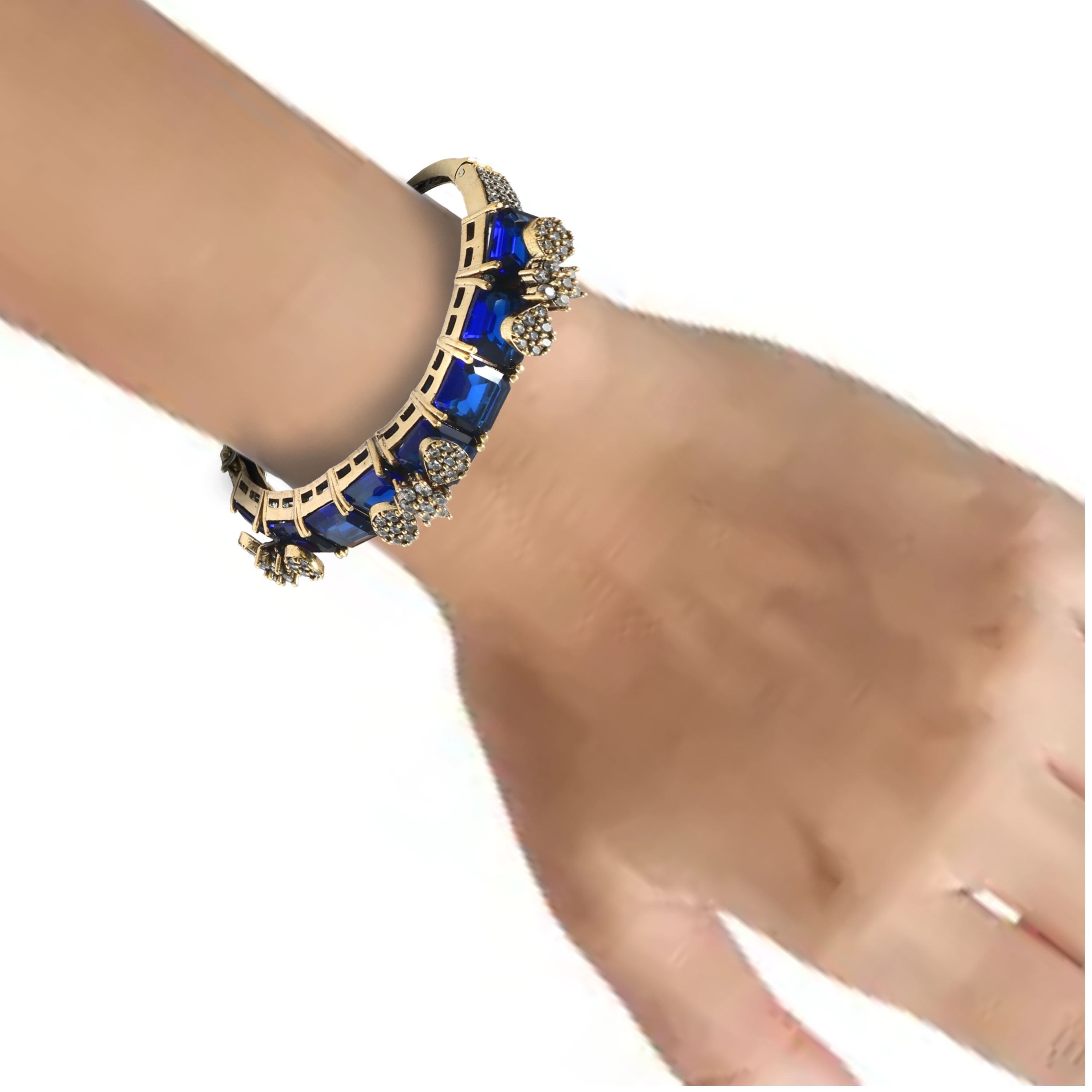 Victorian Finish Lightweight Bracelet - Adisha Jewels