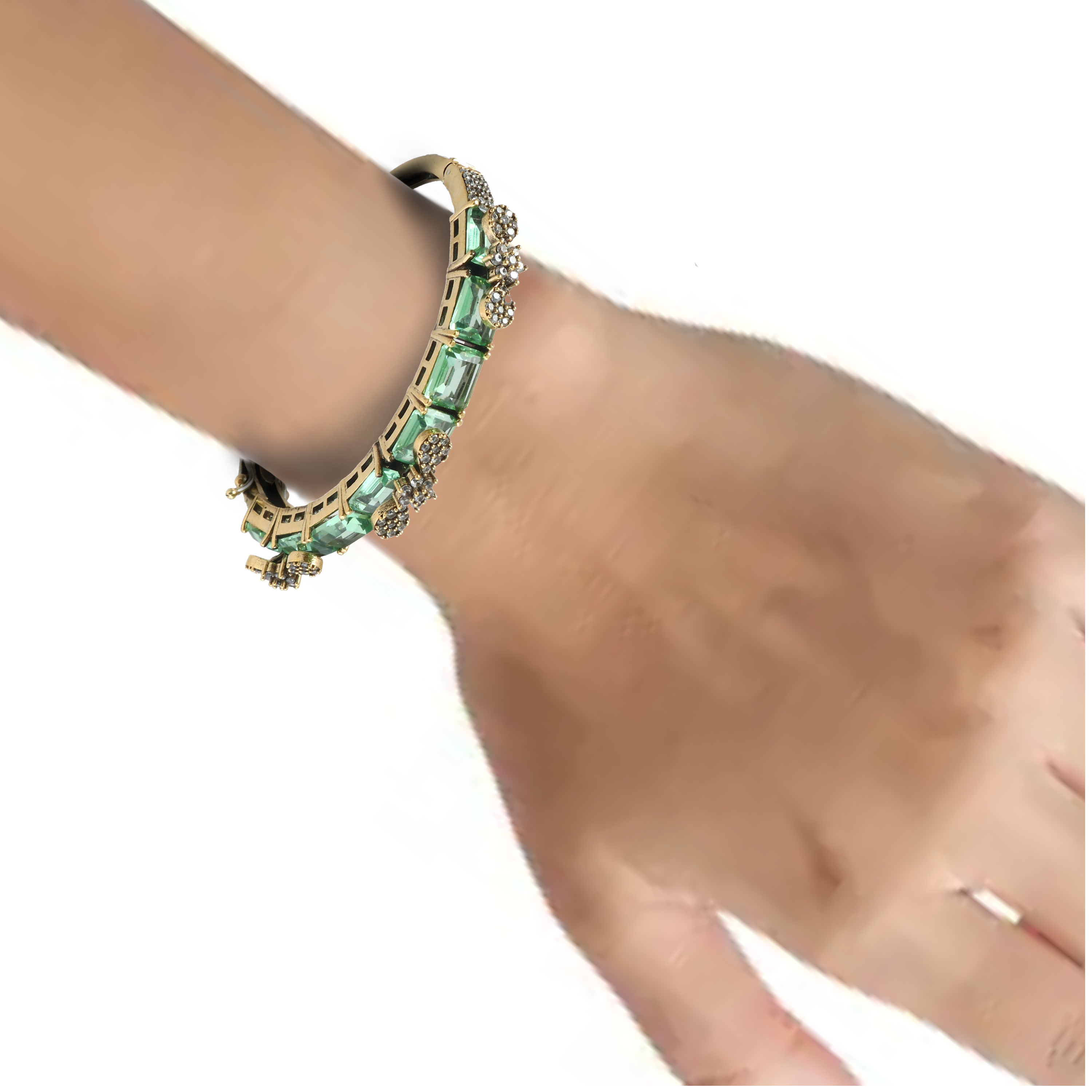 Victorian Finish Lightweight Bracelet - Adisha Jewels