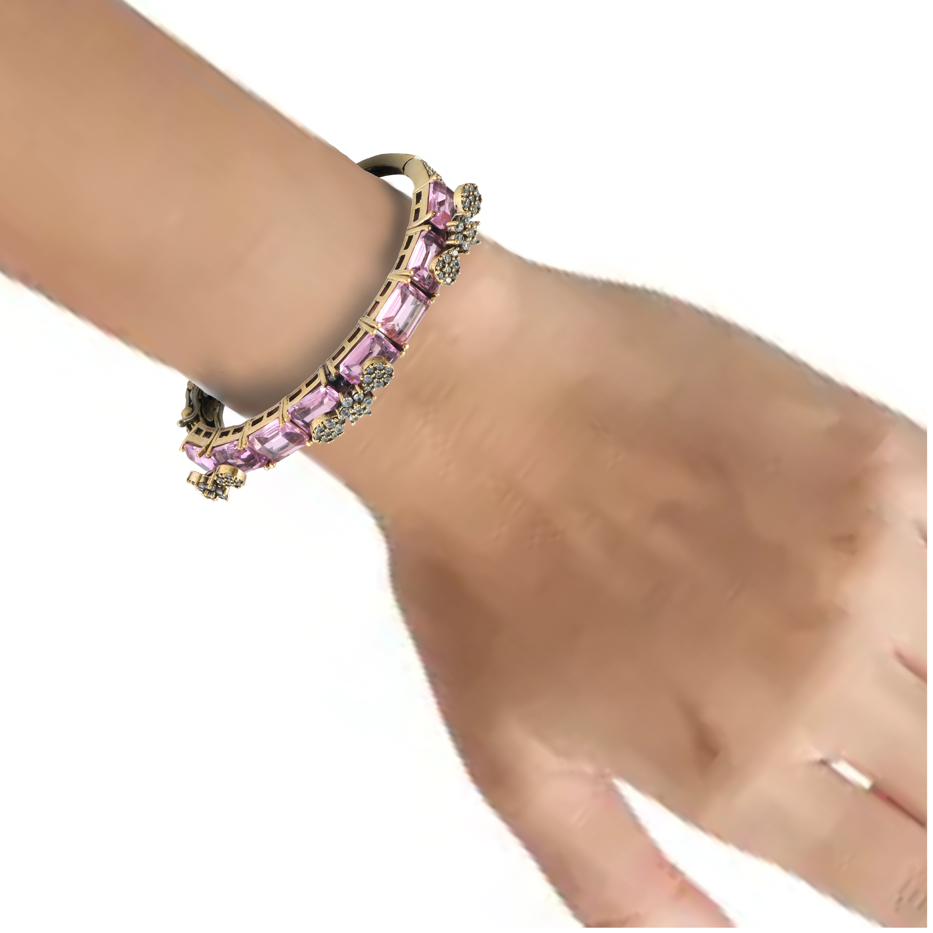 Victorian Finish Lightweight Bracelet - Adisha Jewels