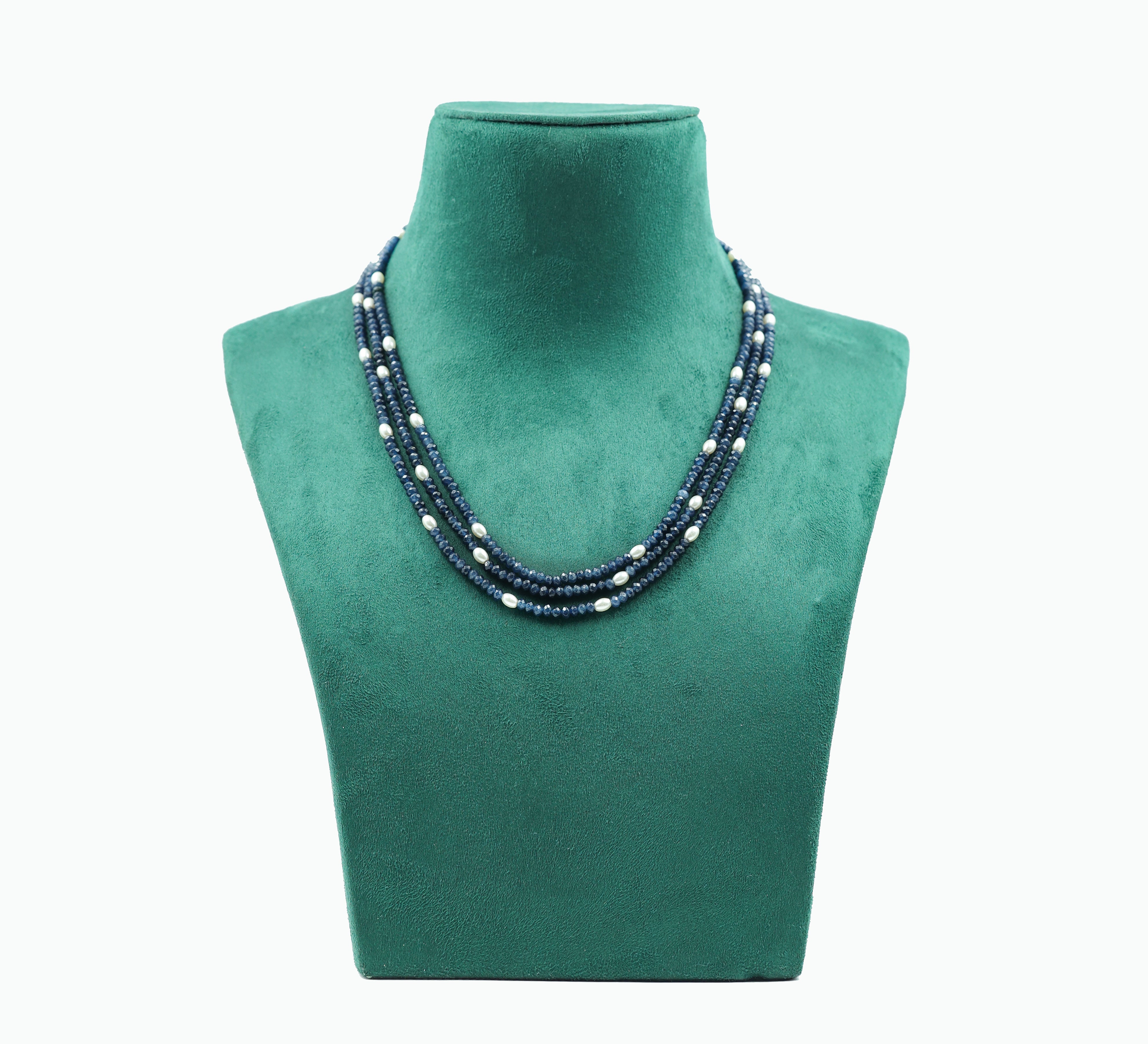 Jade Beads Mala Necklace - Adisha Jewels