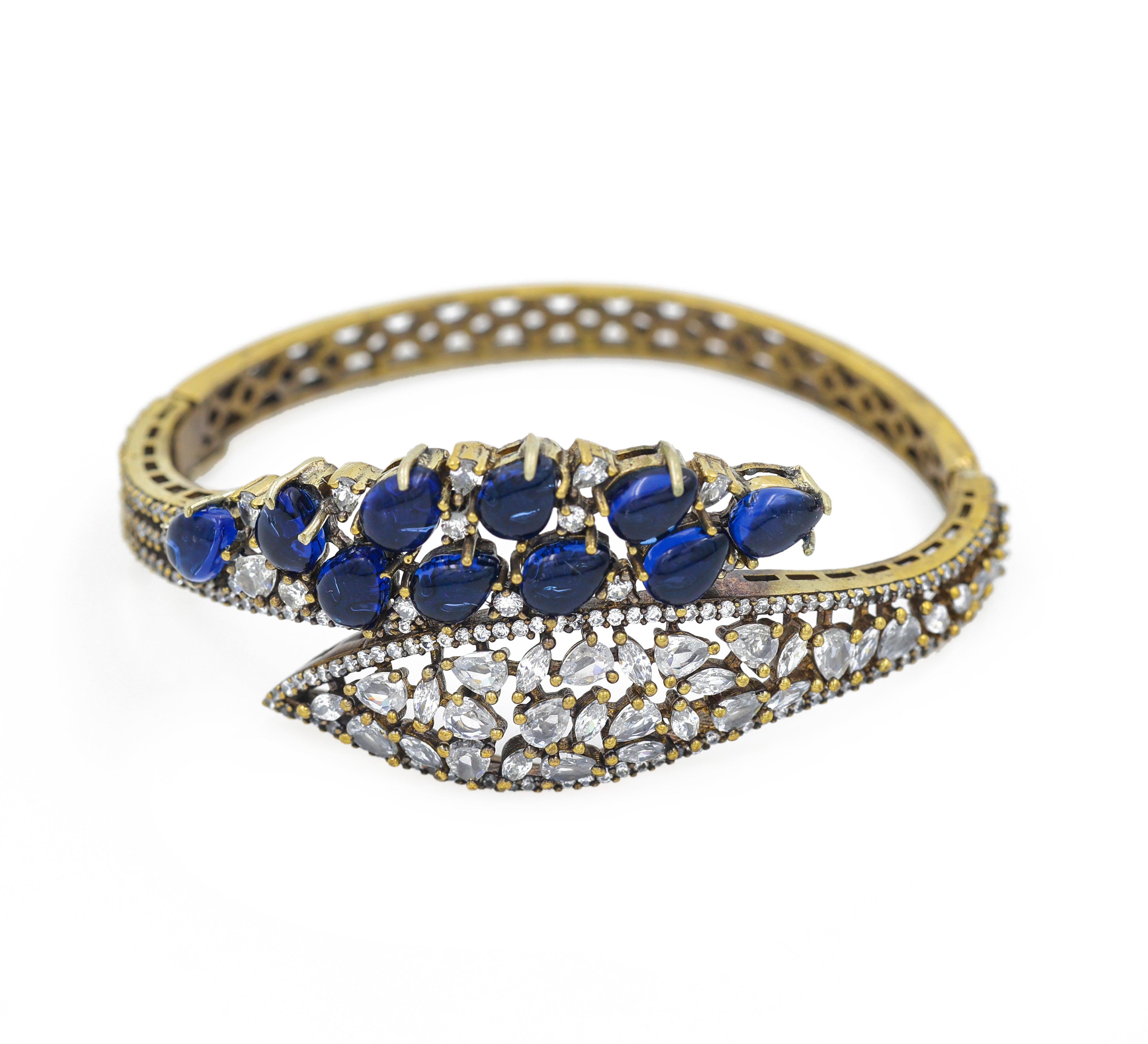 Victorian Coloured Stones Bracelet - Adisha Jewels