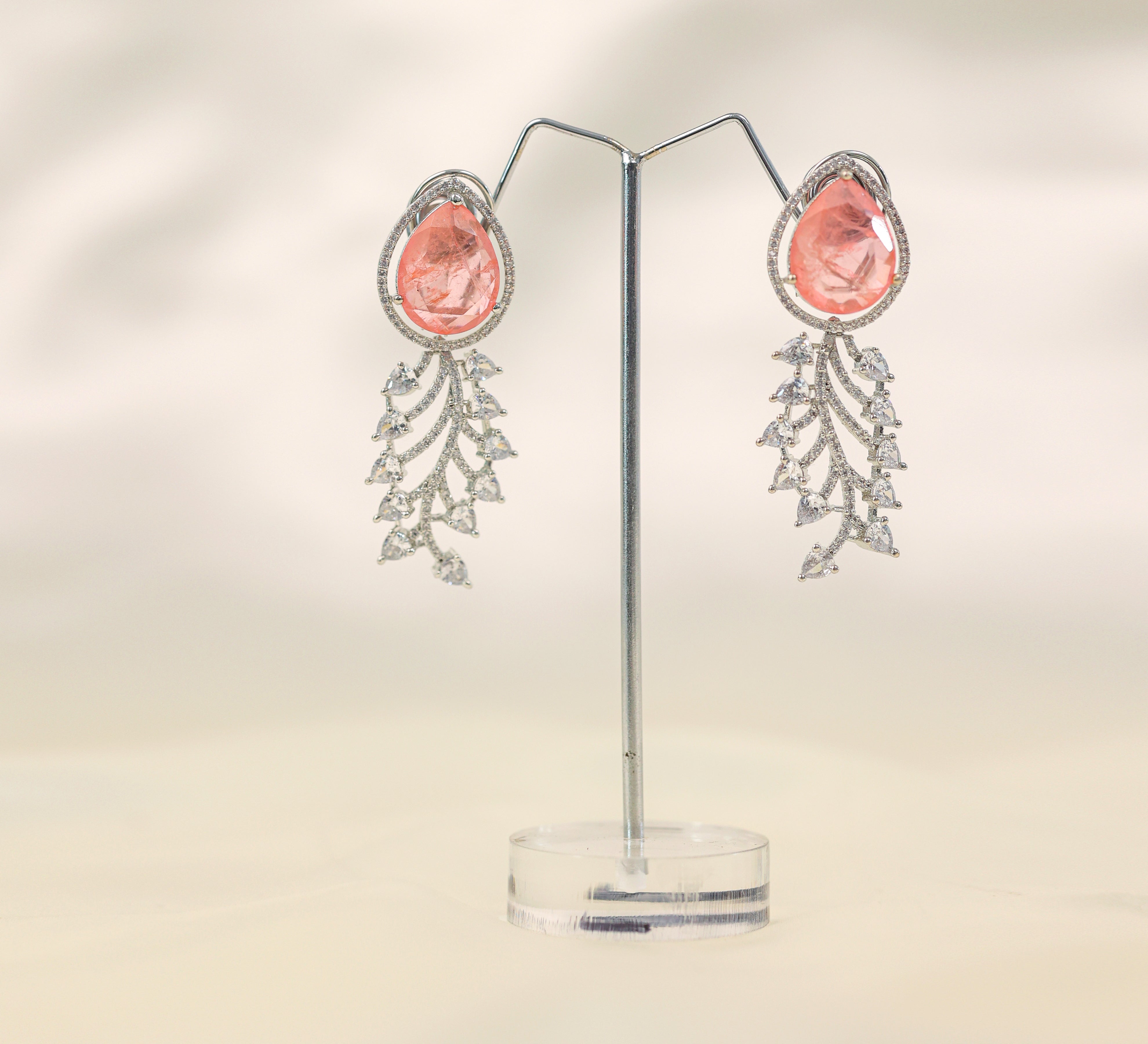 Doublet Stones Earrings - Adisha Jewels